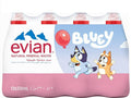 Evian Natural Mineral Water, Limited Edition (330ml) - Pack of 12 - Fun Sized Bottled Water for Kids, Naturally Filtered French Alps Water, Perfect for School Lunchboxes and Parties